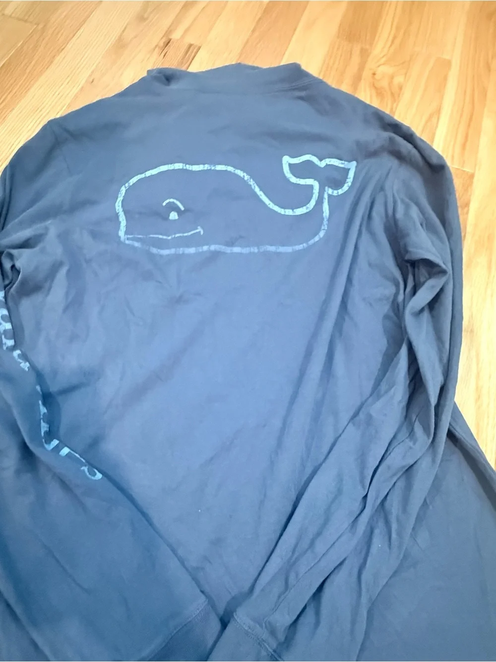 Vineyard Vines Men’s Hooded Long-Sleeve Shirt - Slate Blue - Picture 4 of 5